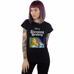 Disney - T-shirt SLEEPING BEAUTY - Femme (Noir)