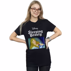 Disney - T-shirt SLEEPING BEAUTY - Femme (Noir)