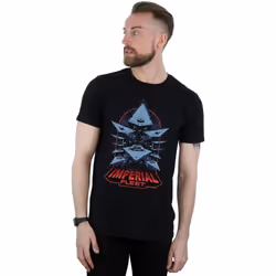 Star Wars - T-shirt ATTACK OF THE IMPERIAL FLEET - Homme (Noir)