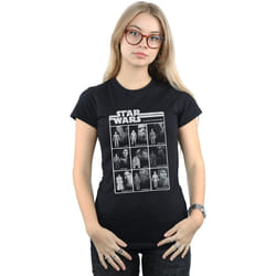 Star Wars - T-shirt CLASS OF ACTION FIGURES - Femme (Noir)