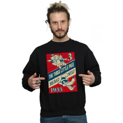 Disney - Sweat AND THE BIG BAD WOLF - Homme (Noir)