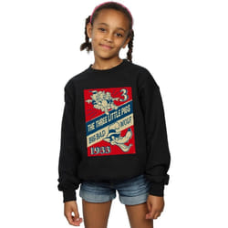 Disney - Sweat AND THE BIG BAD WOLF - Fille (Noir)
