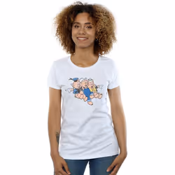 Disney - T-shirt - Femme (Blanc)