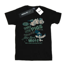 Disney - T-shirt WHO'S AFRAID OF THE BIG BAD WOLF - Homme (Noir)