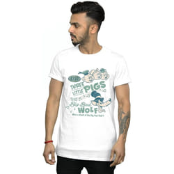 Disney - T-shirt WHO'S AFRAID OF THE BIG BAD WOLF - Homme (Blanc)