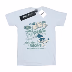 Disney - T-shirt WHO'S AFRAID OF THE BIG BAD WOLF - Femme (Blanc)