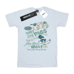 Disney - T-shirt WHO'S AFRAID OF THE BIG BAD WOLF - Femme (Blanc)