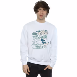 Disney - Sweat WHO'S AFRAID OF THE BIG BAD WOLF - Homme (Blanc)