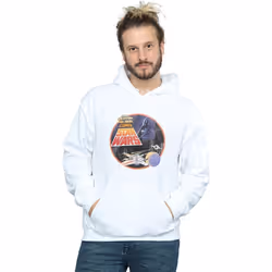 Star Wars - Sweat à capuche FROM A GALAXY FAR FAR AWAY - Homme (Blanc)