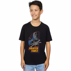 Star Wars - T-shirt FIGHTER FORCE - Garçon (Noir)