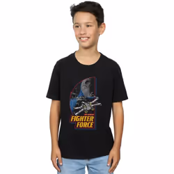 Star Wars - T-shirt FIGHTER FORCE - Garçon (Noir)