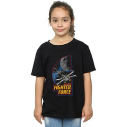 Star Wars - T-shirt FIGHTER FORCE - Fille (Noir)