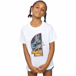 Star Wars - T-shirt FIGHTER FORCE - Fille (Blanc)