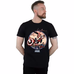 Marvel - T-shirt IN BATTLE - Homme (Noir)