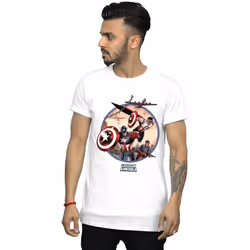 Marvel - T-shirt IN BATTLE - Homme (Blanc)
