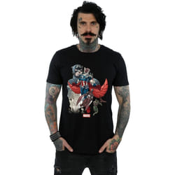Marvel - T-shirt FALCON EVOLUTION - Homme (Noir)