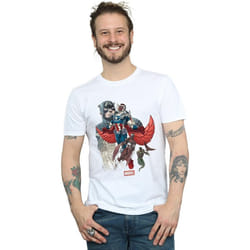 Marvel - T-shirt FALCON EVOLUTION - Homme (Blanc)
