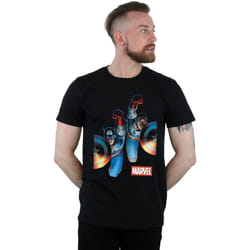Marvel - T-shirt SIDE BY SIDE - Homme (Noir)