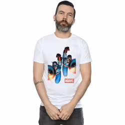 Marvel - T-shirt SIDE BY SIDE - Homme (Blanc)