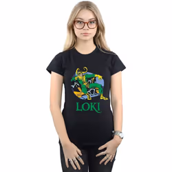 Marvel - T-shirt - Femme (Noir)