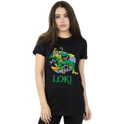 Marvel - T-shirt - Femme (Noir)