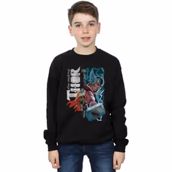 Marvel - Sweat THE MIGHTY THOR MIGHTY DUO - Garçon (Noir)