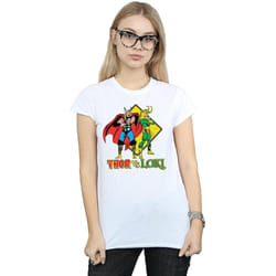 Marvel - T-shirt - Femme (Blanc)