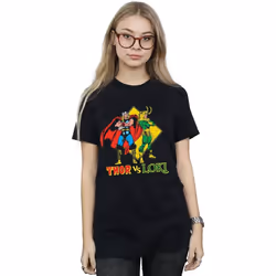 Marvel - T-shirt - Femme (Noir)