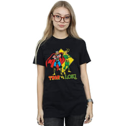 Marvel - T-shirt - Femme (Noir)