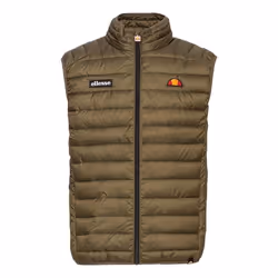Gilet sans manches Ellesse Bardy - Khaki - Fermeture par zip métallique - Poches latérales zippées invisibles