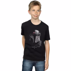 Star Wars - T-shirt THE MANDALORIAN - Garçon (Noir)