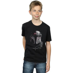 Star Wars - T-shirt THE MANDALORIAN - Garçon (Noir)