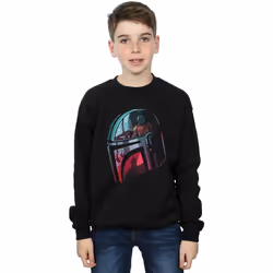 Star Wars - Sweat THE MANDALORIAN MANDALORE - Garçon (Noir)