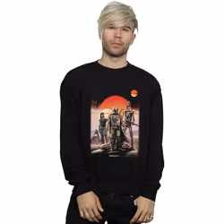 Star Wars - Sweat THE MANDALORIAN WARRIORS - Homme (Noir)