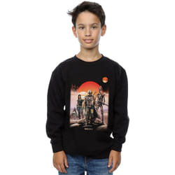 Star Wars - Sweat THE MANDALORIAN WARRIORS - Garçon (Noir)