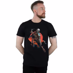 Star Wars - T-shirt THE MANDALORIAN BLASTER RIFLES - Homme (Noir)