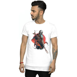 Star Wars - T-shirt THE MANDALORIAN BLASTER RIFLES - Homme (Blanc)