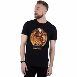 Star Wars - T-shirt THE MANDALORIAN - Homme (Noir)