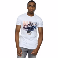 Star Wars - T-shirt THE MANDALORIAN - Homme (Blanc)