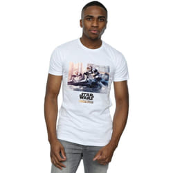 Star Wars - T-shirt THE MANDALORIAN - Homme (Blanc)
