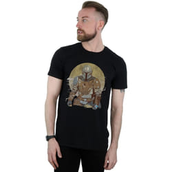Star Wars - T-shirt THE MANDALORIAN - Homme (Noir)