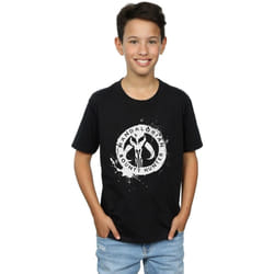 Star Wars - T-shirt THE MANDALORIAN BOUNTY HUNTER - Garçon (Noir)