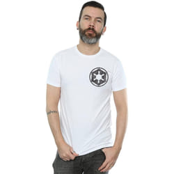 Star Wars - T-shirt THE MANDALORIAN GALACTIC EMPIRE - Homme (Blanc)