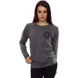 Star Wars - Sweat THE MANDALORIAN GALACTIC EMPIRE - Femme (Charbon)