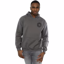 Star Wars - Sweat à capuche THE MANDALORIAN GALACTIC EMPIRE - Homme (Charbon)
