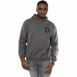 Star Wars - Sweat à capuche THE MANDALORIAN GALACTIC EMPIRE - Homme (Charbon)