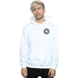 Star Wars - Sweat à capuche THE MANDALORIAN GALACTIC EMPIRE - Homme (Blanc)