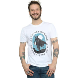 Star Wars - T-shirt THE MANDALORIAN LEGENDARY WARRIOR GREATEST IN THE GALAXY - Homme (Blanc)