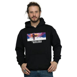 Star Wars - Sweat à capuche THE MANDALORIAN - Homme (Noir)