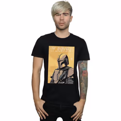 Star Wars - T-shirt THE MANDALORIAN - Homme (Noir)